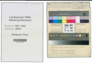 Entnazifizierung Paul Schemm , geb. 13.06.1905 (Kaufmann)