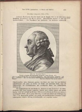 Goethes Jugend (1749-1776).
