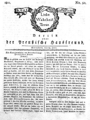 Nr. 50., 23. Juni 1810