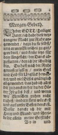 Morgen-Gebeth.