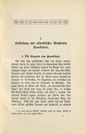 Geschichte von Frankfurt am Main : In gedrängter Darstellung. Mit Ansichten d. Stadt aus früheren Jahrhunderten u. e. historischen Plan