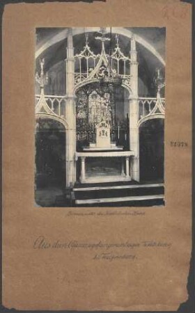 Offiziersgefangenenlager Wülzburg bei Weißenburg (Innenansicht der Kath. Kirche)