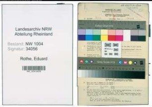 Entnazifizierung Eduard Rothe , geb. 20.06.1900 (Pfarrer)