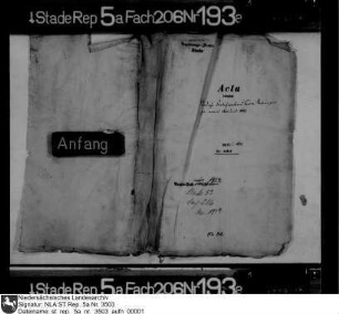 Stader Fortifikationskassen-Rechnungen von 1682 bis 1684