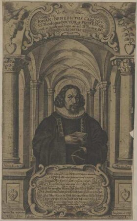 Bildnis des Johan Benedictus Carpzov