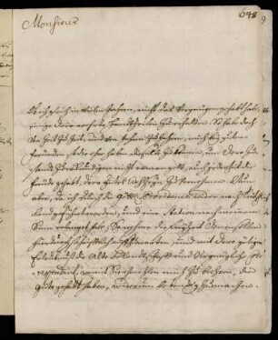 Brief von Johann Daniel Geysel an Johann Friedrich von Uffenbach, Erlangen, 31.12.1737