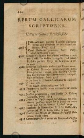 444-462, Historia Galliae Ecclesiastica - Historia Galliae Universalis