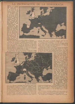 La propagación de la democracia