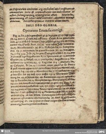 Operarum Errata sic corrige