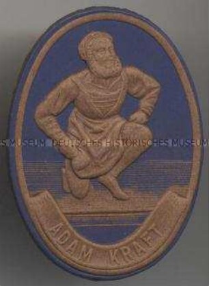 WHW-Abzeichen, Berühmte Franken: Adam Kraft, Straßensammlung im Gau Franken, vom 25./26. Januar 1941