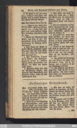 [13.] Oeffentlicher Gottesdienst.