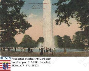 Hannover-Herrenhausen, große Fontaine