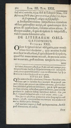 Titulus XXII.