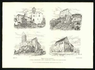Stift Komburg. Grabsteine in der Schenkenkapelle. Ansichten.