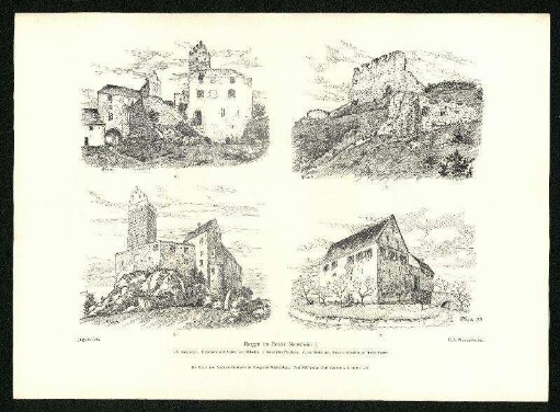 Stift Komburg. Grabsteine in der Schenkenkapelle. Ansichten.