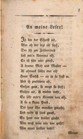 Grübels Gedichte in Nürnberger Mundart, [1]