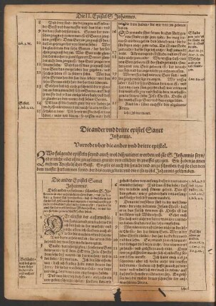 Die ander und dritte epistel Sanct Johannis.