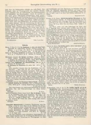 155-156 [Rezension] Fiebig, Paul (Hrsg.), Ausgewählte Mischnatractate in deutscher Übersetzung. 7. Der Mischnatractat “Megilla”