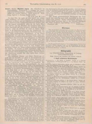 261-262 [Rezension] Jaeger, Martin, Männliche Jugend