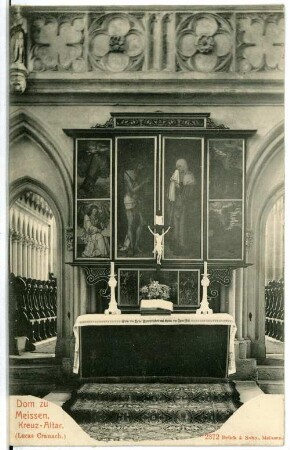 Meißen. Dom Kreuzaltar