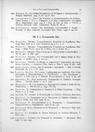 III. 2. e. Germanische Zeit