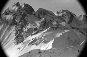 Oberstdorf: Nebelhorn; Alpenpanorama von West nach Süd, vom Nebelhorn