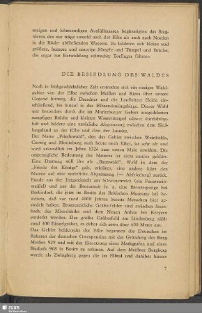 Die Besiedlung Des Waldes