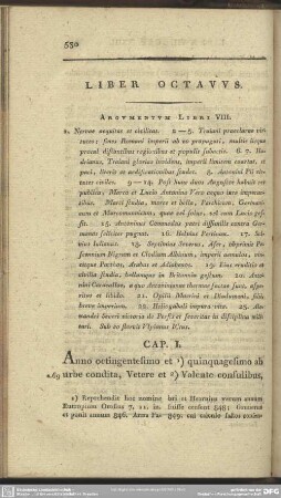 Liber Octavus