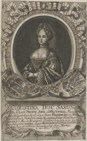 Bildnis der Christina von Baden-Durlach