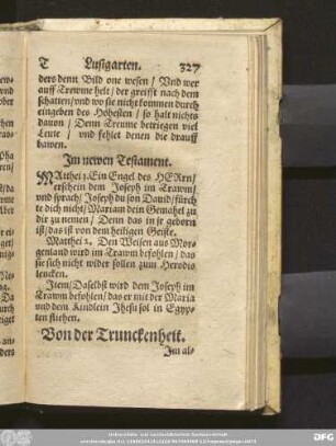 Von der Trunckenheit.