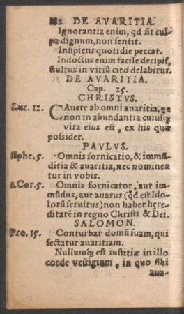 De Avaritia. Cap. 25.