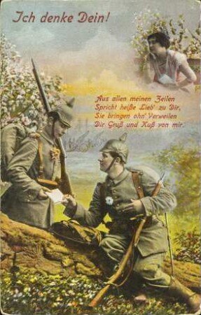 Ich denke Dein! Aus allen meinen Zeilen [...]