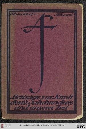 Eröffnungs-Katalog