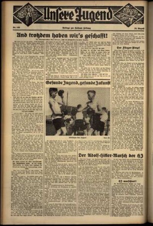 Zweite Ausgabe vom Mittwoch, den 28. August 1935.