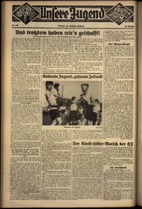 Zweite Ausgabe vom Mittwoch, den 28. August 1935.