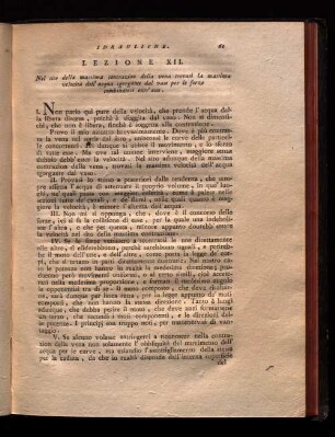 Lezione XII.