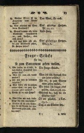 Frage-Stuecke fuer die, so zum Sacrament gehen wollen