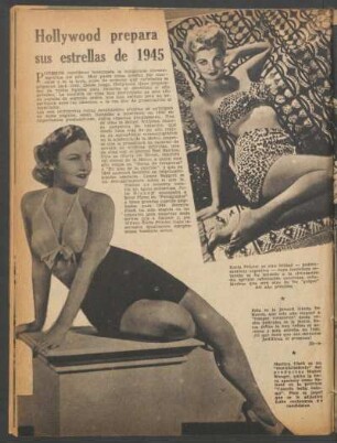 Hollywood prepara sus estrellas de 1945