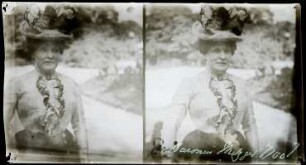 Porträt der Baronin Metzger