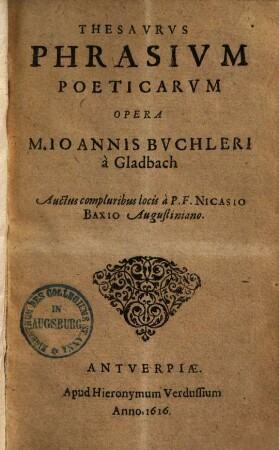 Thesaurus phrasium poeticarum