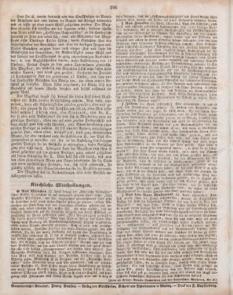 196 Kirchliche Mittheilungen