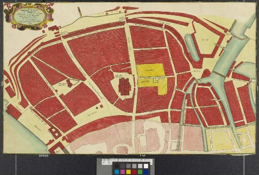 Das Kirchspiel S. Jacobi in Hamburg mit dem, zwischen anderen Gassen und Häusern darinn liegenden sogenannten Schauenburgischen Hofe