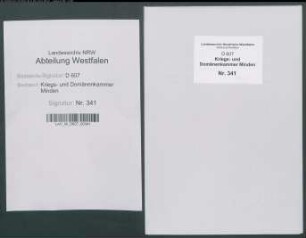 Benutzung des ravensbergischen Archivs