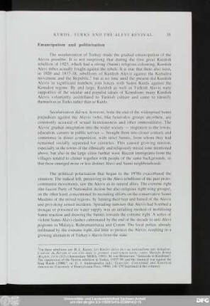 Emancipation and politicisation