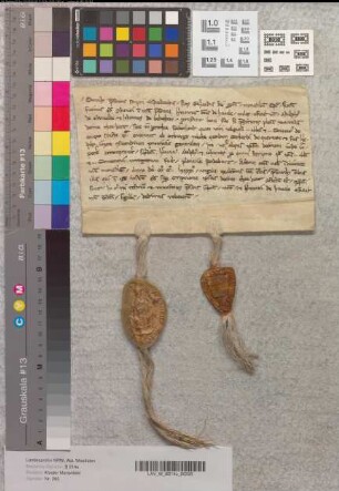 Derselbe bekundet, daß Hermann von Huvele, Ritter und bischöflicher Offizial, Adolf von Ostenvelde, und Johann von Bekehem für obigen Verkauf Bürgschaft übernehmen.