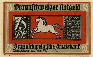 Notgeld - 75 Pfennig