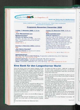 Eine Bank für den Langenhorner Markt