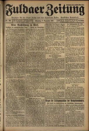 Ausgabe vom Dienstag, den 13. Dezember 1927.