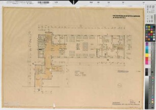 Arnsberg, Bezirksregierung, Hauptgebäude, Seibertzstr. 1., Erdgeschoss, Grundriss