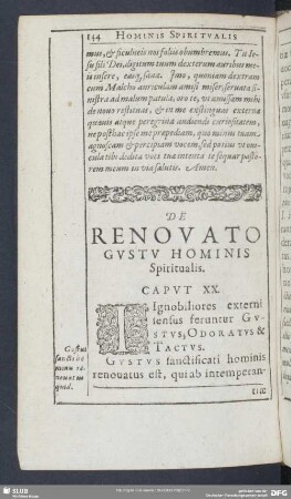 De Renouato Gustu Hominis Spiritualis. Caput XX.